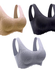 Sutiã Confort Plus 5d - kit 3 unidades